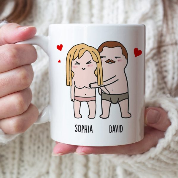 Congrats On Being My Secret Touching Partner-Gift For Couple-Personalized Coffee Mug- Funny Couple