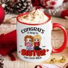 Congrats On Being My Sister, Gift For Besties, Personalized Accent Mug, Drinking Friends Mug, Christmas Gift 03NAHN270923HH