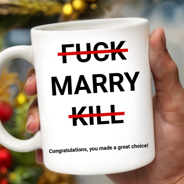Congratulations You Made a Great Choice With Smiling Faces - Personalized Custom Coffee Mug - CPL100_MG