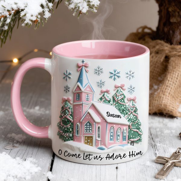 Conquette Love With God Mug, Personalized For Christian Girls 03qhdt111125