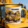 Construction Vehicles Coffee Mug - Personalized Gift For Truckers 06KILU130126
