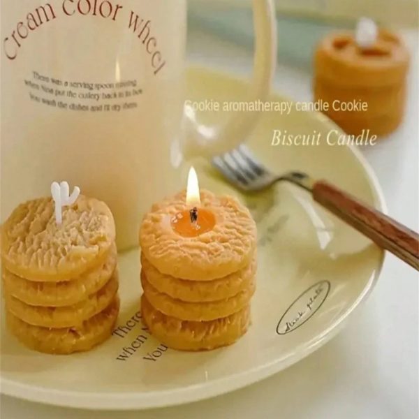 Cookie Scented Biscuit Candle Gift Box Set