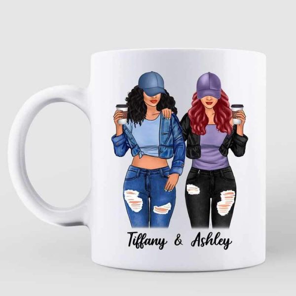 Cool Besties Small Gang Personalized Mug