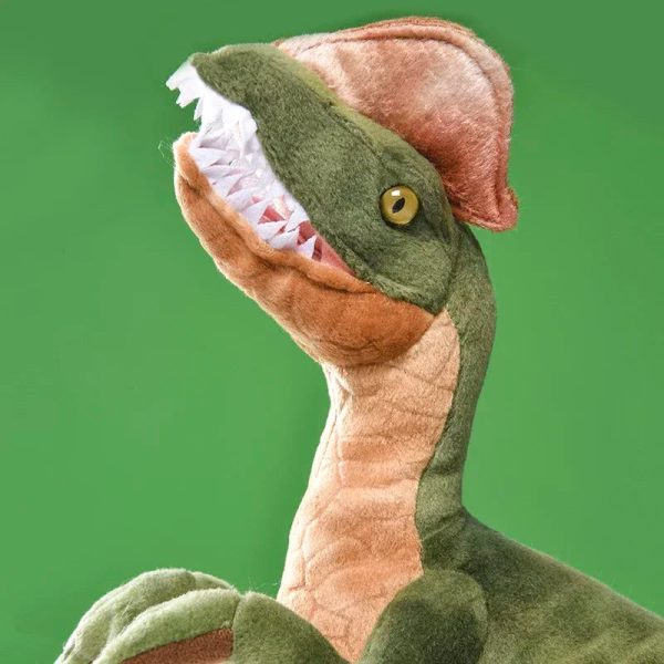 Cool Dilophosaurus Plush Toy - Adorable Double Crested Dinosaur Gift for Kids