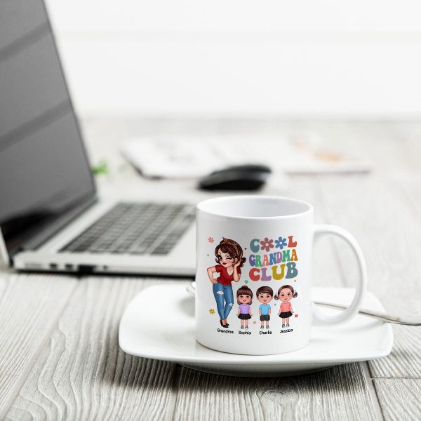 Cool Grandma Club Personalized Mug