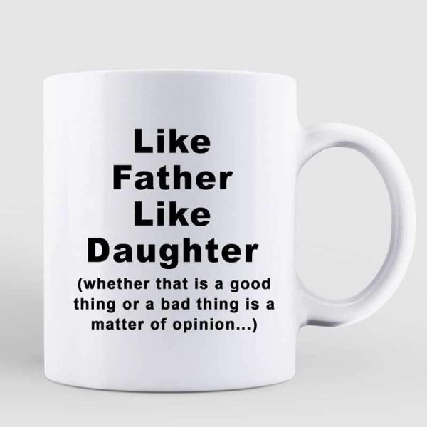 Cool Like Father Like Daughter Personalized Mug