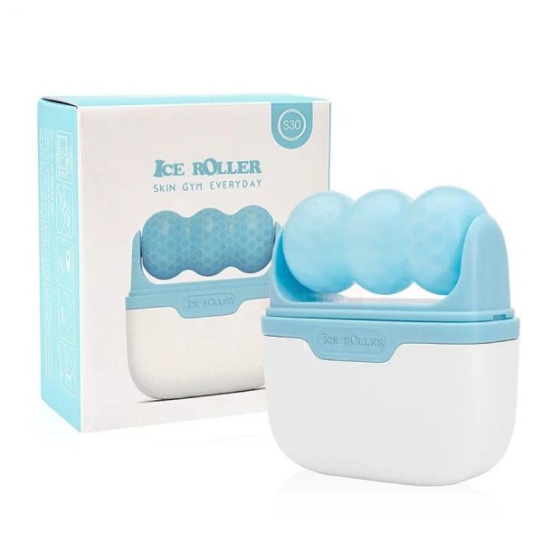 Cool Roller For Face Reusable Double-Head Ice Facial Roller For Glowing & Brightened Complexion