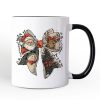 Coquette Christmas Bow Personalized Mug, It's Most Wonderful Time Of The Year Vintage Gift with Custom Name