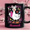 Coquette Teacher Goose Personalized Mug, Funny Gift with Custom Name