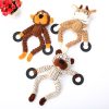 Corduroy Animal Chew Toy For Dogs