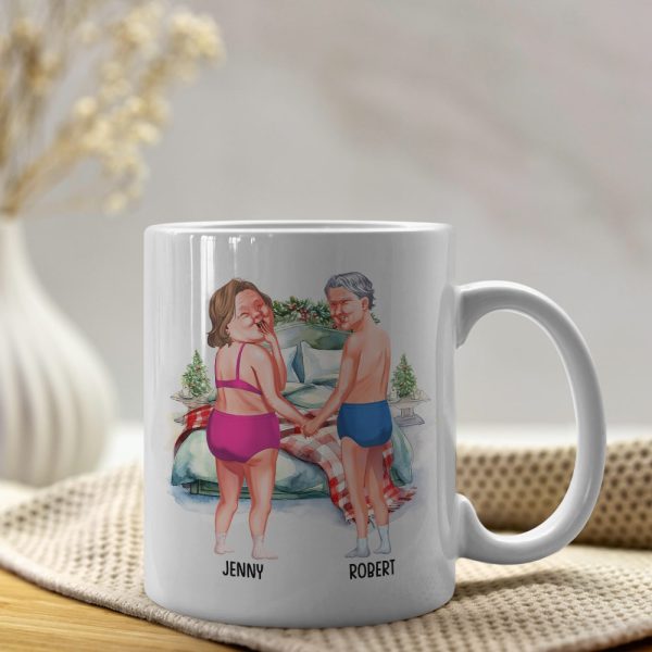 Couple, An Endless Sleepover, Personalized Coffee Mug, Christmas Gifts For Couple