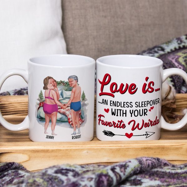 Couple, An Endless Sleepover, Personalized Coffee Mug, Christmas Gifts For Couple