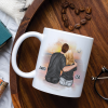 Couple Blanket Hogger Excellent Cook, Personalized Love Pie Chart White Mug