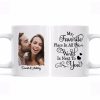 Couple Custom Photo My Favorite Place Personalized Mug - Anniversary Gift For Couple - Gift For Him Gift For Her