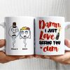 Couple, Damn I Just Love Seeing You Cum, Personalized Mug, Gift For Couple