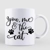 Couple Embrace And Fluffy Cats You Me The Cats Gift For Him For Her Personalized Mug