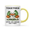 Couple Gift Together Until We Croak Frog Couple Anniversary Gift Personalized Mug