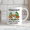 Couple Gift Together Until We Croak Frog Couple Anniversary Gift Personalized Mug