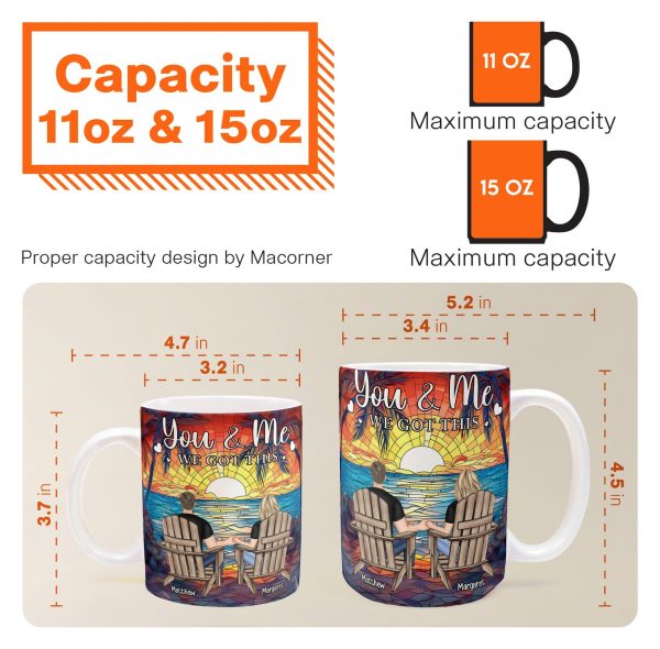 Couple Gift You & Me We Got This - Personalized Mug