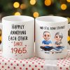 Couple Happily Annoying Each Other Since - Personalized Mug