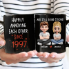 Couple Happily Annoying Each Other Since - Personalized Mug