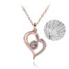 Couple Heart Necklace Symbol of Love
