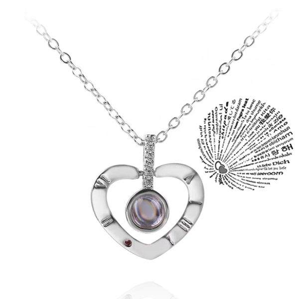 Couple Heart Necklace Symbol of Love