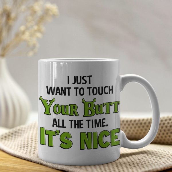 Couple I Just Want To Touch Your Butt All The Time 04napo120623hh Personalized Coffee Mug