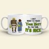 Couple I Just Want To Touch Your Butt All The Time 04napo120623hh Personalized Coffee Mug