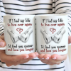 Couple I'd Find You Sooner And Love You Longer 3D Inflated Effect - Personalized White Edge-to-Edge Mug