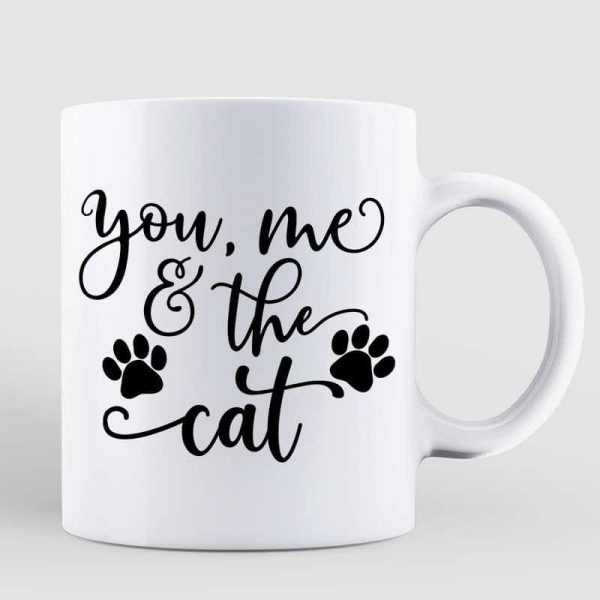 Couple In Kitchen Cat Mom Cat Dad Gift Personalized Mug