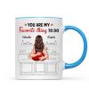 Couple Kiss Adore And Love Butt Funny Gift For Him For Her Personalized Mug