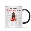 Couple Kiss Adore And Love Butt Funny Gift For Him For Her Personalized Mug