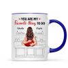 Couple Kiss Adore And Love Butt Funny Gift For Him For Her Personalized Mug