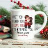 Couple Kissing Forever Yours Personalized Mug