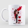 Couple Kissing Loved You Yesterday Gift For Him For Her - Personalized Mug