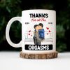 Couple Kissing Thanks For All - Gift For Couples - Personalized Mug