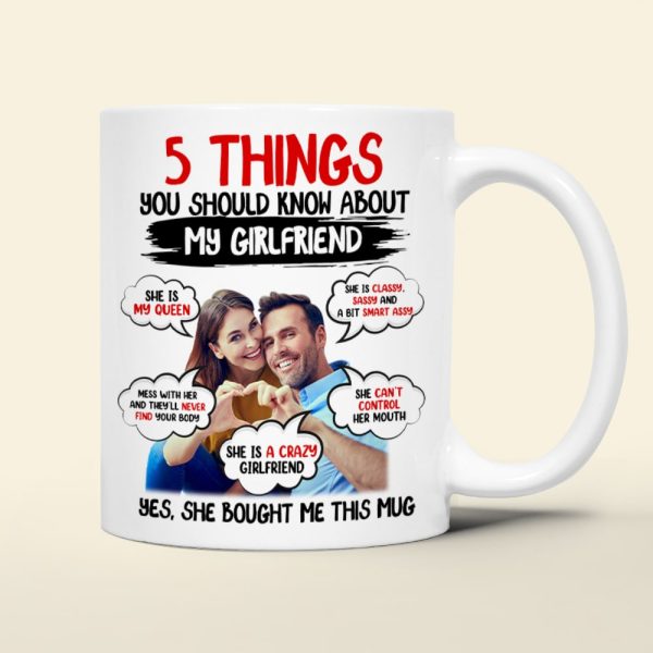 Couple, My Girlfriend, Personalized Coffee Mug, Valentine Gift, Couple Gift