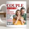 Couple Of The Year, The Greatest Love Story, Champions Of Love - Personalized Custom Coffee Mug - CPL1199_MG