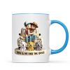 Couple On Truck You Me And The Dog Cats Personalized Mug, Heartfelt Gift For Couple, For Dog Lovers, Cat Lovers, Pet Lovers
