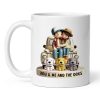 Couple On Truck You Me And The Dog Cats Personalized Mug, Heartfelt Gift For Couple, For Dog Lovers, Cat Lovers, Pet Lovers
