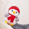 Couple Penguin Plush Pillow with Hat and Scarf