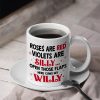 Couple, Roses Are Red Here, Personalized Coffee Mug, Christmas Gifts For Couple