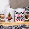 Couple, Roses Are Red Here, Personalized Coffee Mug, Christmas Gifts For Couple
