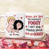 Couple, Roses Are Red The Morning Is Foggy, Personalized Mug, Couple Gifts