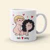 Couple, Roses Are Red The Morning Is Foggy, Personalized Mug, Couple Gifts