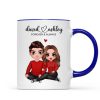 Couple Sitting Forever And Always Personalized Mug