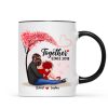 Couple Sitting Under Tree Together Since Personalized Mug