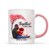 Couple Sitting Under Tree Together Since Personalized Mug
