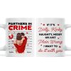 Couple Standing Kissing Partners In Crime Personalized Mug